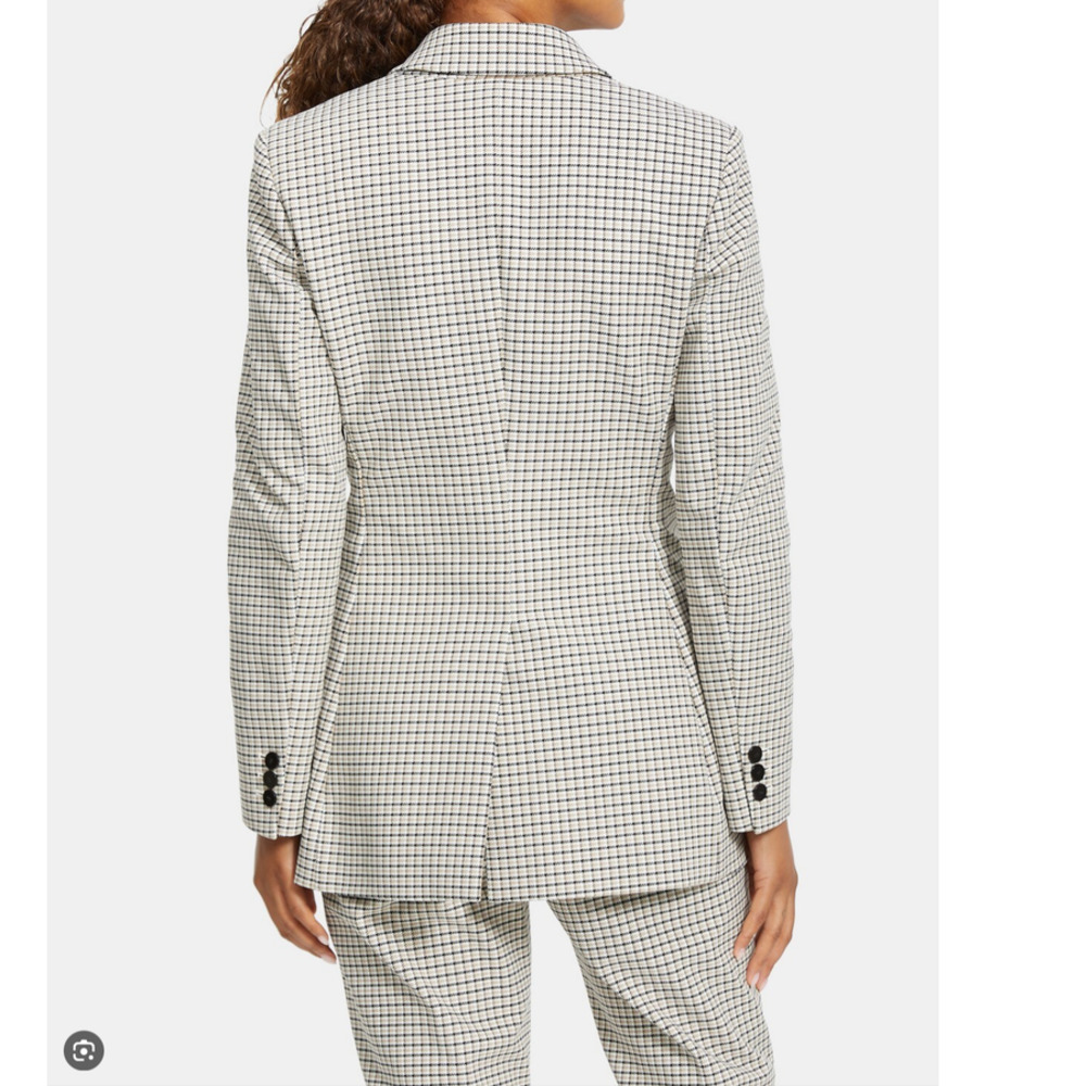 Theory Power Jacket In Checked Nylon - image 3